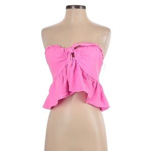 NWT: Barbie Pink Strapless Top